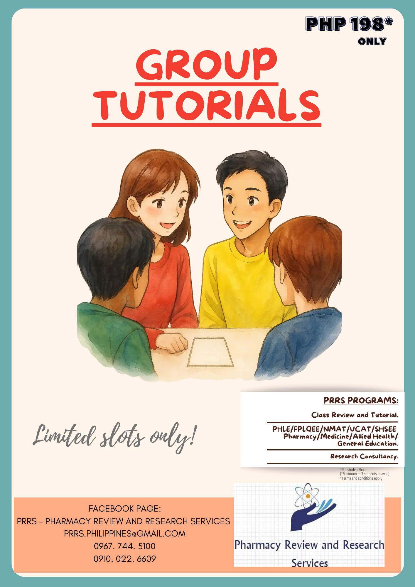 𝗣𝗥𝗥𝗦  𝗚𝗿𝗼𝘂𝗽 𝗧𝘂𝘁𝗼𝗿𝗶𝗮𝗹 𝗮𝗻𝗱 𝗥𝗲𝘃𝗶𝗲𝘄