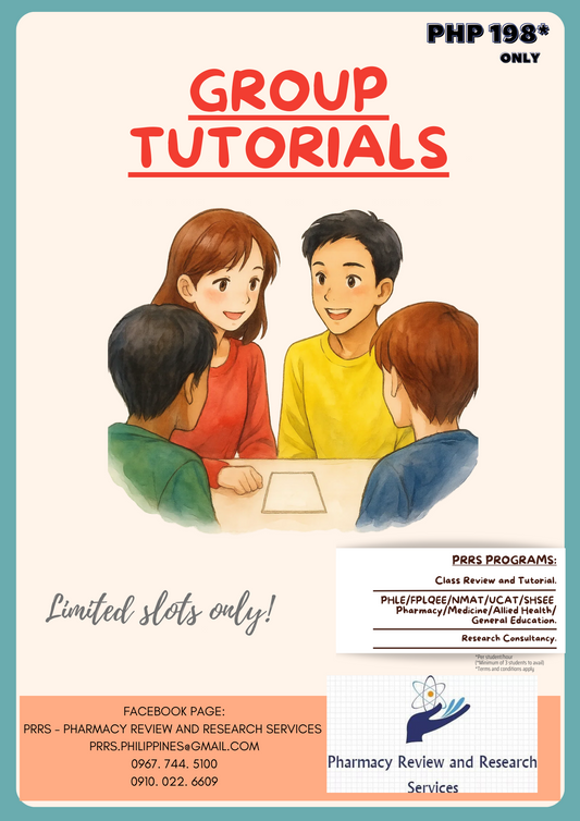 𝗣𝗥𝗥𝗦  𝗚𝗿𝗼𝘂𝗽 𝗧𝘂𝘁𝗼𝗿𝗶𝗮𝗹 𝗮𝗻𝗱 𝗥𝗲𝘃𝗶𝗲𝘄