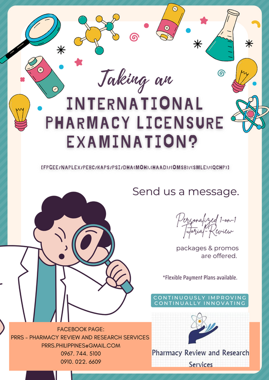𝗣𝗥𝗥𝗦 𝗣𝗲𝗿𝘀𝗼𝗻𝗮𝗹𝗶𝘇𝗲𝗱 𝟭-𝗼𝗻-𝟭 𝗧𝘂𝘁𝗼𝗿𝗶𝗮𝗹 - 𝗥𝗲𝘃𝗶𝗲𝘄: 𝗙𝗢𝗥𝗘𝗜𝗚𝗡 𝗣𝗛𝗔𝗥𝗠𝗔𝗖𝗬 (𝗜𝗡𝗧𝗘𝗥𝗡𝗔𝗧𝗜𝗢𝗡𝗔𝗟) 𝗘𝗫𝗔𝗠𝗜𝗡𝗔𝗧𝗜𝗢𝗡
